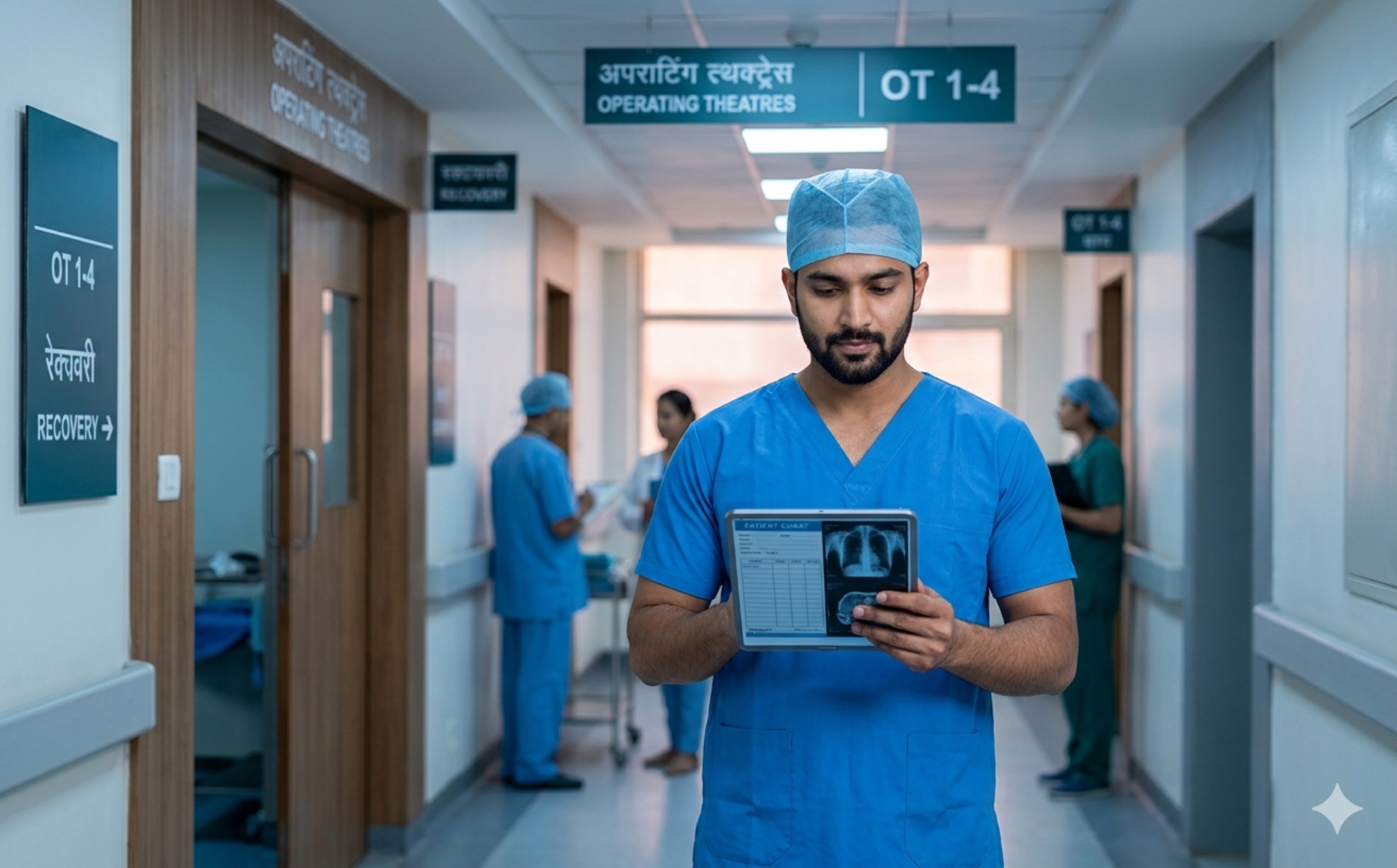 MD / MS students at work — classrooms, labs and clinical practice in India